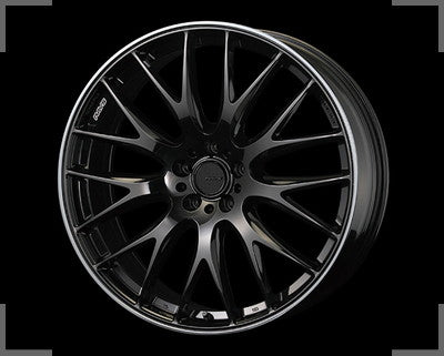 RAYS HOMURA 2X9 21x9J +20 5x120 Glossy Black/Rim Edge DMC x1