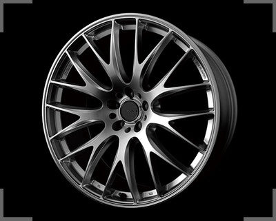 RAYS HOMURA 2X9 21x9J +20 5x120 Spark Plated Silver/Rim Edge DMC