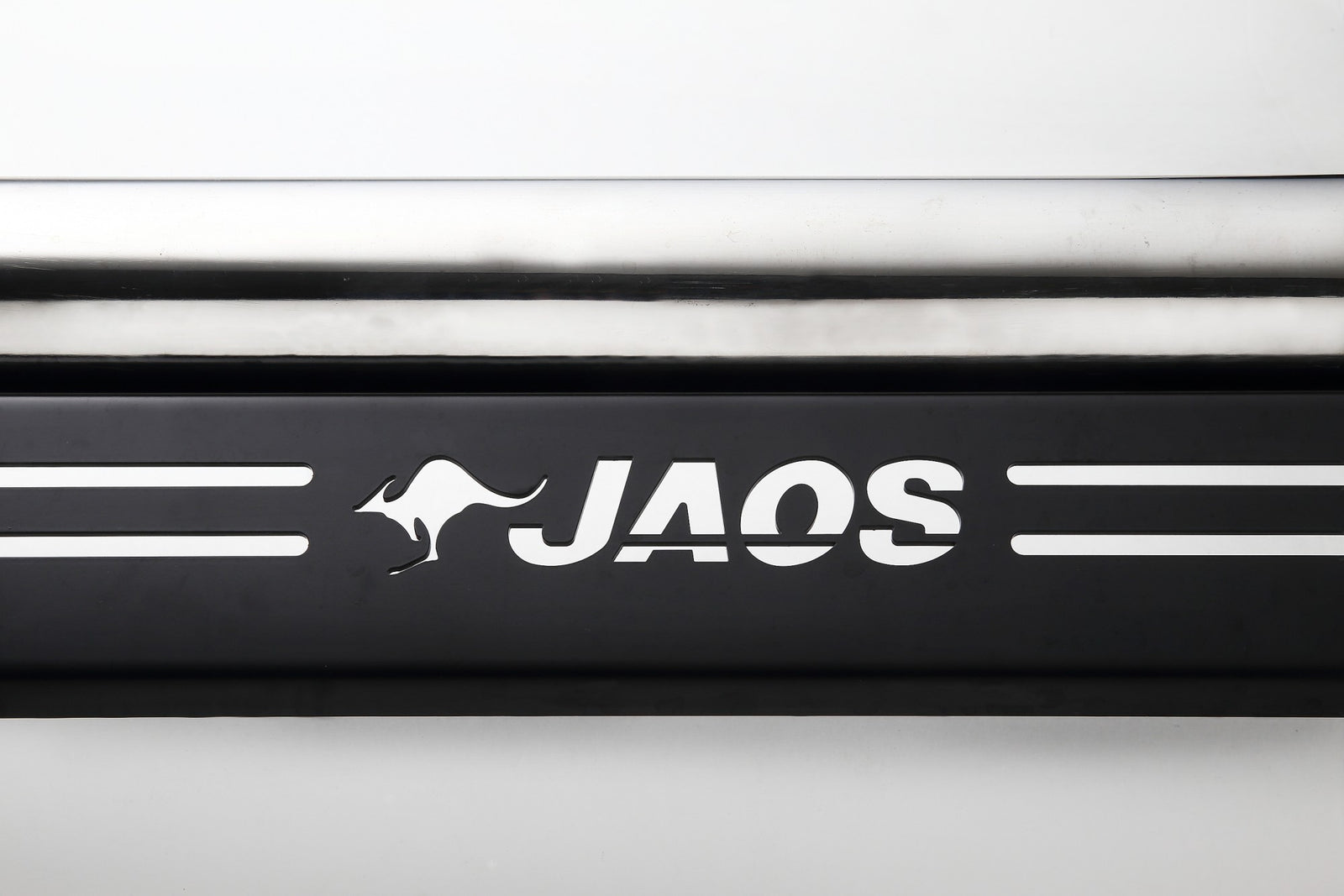 JAOS FRONT SKID BAR POLISH BLACK FOR NISSAN NV200 VANETTE B150490B