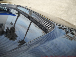 FEEL'S HONDA TWINCAM LIGHTWEIGHT BONNET (WITH AIR DUCT) PLAIN WEAVE CARBON FOR HONDA S660 JW5 Feels-00801