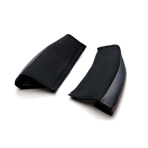 BRIDE PROTECT PAD SET FOR KNEE (FOR GIAS SERIES) HIGH-CLASS SOFT LEATHER + FABRIC BLACK K06APO