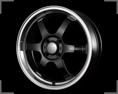 RAYS VOLK RACING TE37 KCR 15x5.5J +45(25) 4x100 Black/FDMC Rim x1