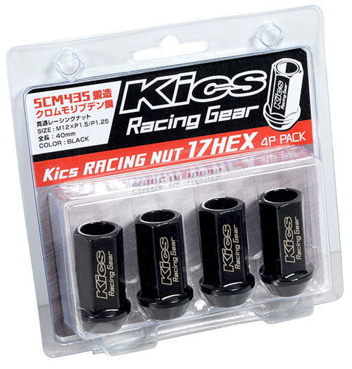 KYO-EI KICS RACING NUT SET M12XP1.5 FOR  KRN1BK4P