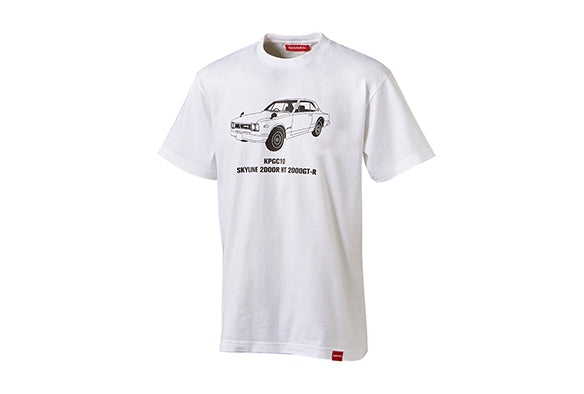 NISSAN SKYLINE GT-R T-SHIRT KPGC10 L FASHION GOODS   KWA0013L03WT