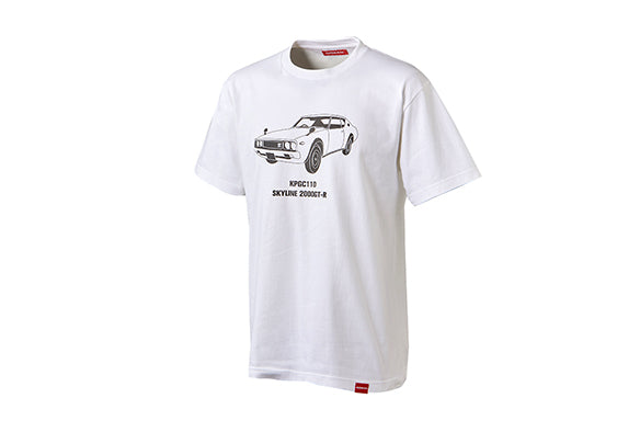 NISSAN SKYLINE GT-R T-SHIRT KPGC110 L FASHION GOODS   KWA0013L13WT