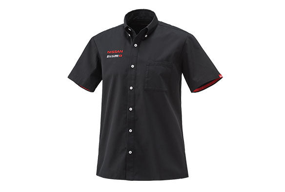 NISSAN BUTTON-DOWN SHIRT BLACK M FASHION GOODS   KWA0150H22BK