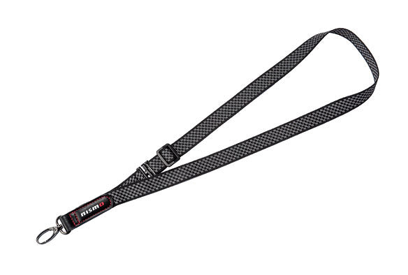 NISSAN BASIC CHECKER NECK STRAP HOBBY GOODS KWA1150H00 - Black