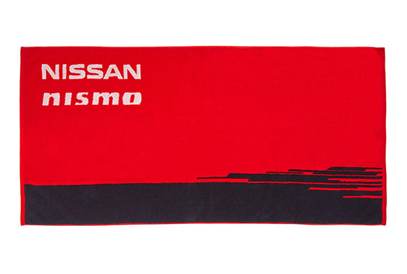 NISSAN FAN TEAM COLOR BATH TOWEL  FASHION GOODS   KWA6060L10 - Black Hawk Japan