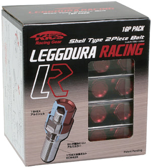 KYO-EI KICS LEGGDURA RACING BOLT (16PCS) BLACK M12xP1.5 KIC3145K16