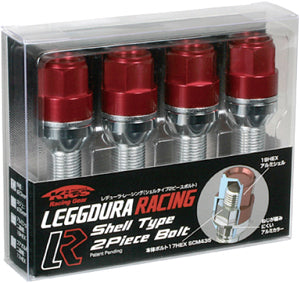 KYO-EI KICS LEGGDURA RACING BOLT (4PCS) BLACK M12xP1.5 KIC6128K4