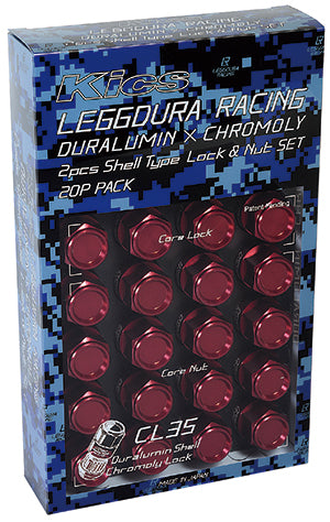 KYO-EI LEGGDURA RACING SHELL TYPE LOCK & NUT SET M12 X P1.5 (CL35) CL35-11U