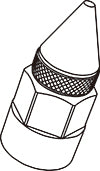 KYO-EI SUPPLEMENTARY PARTS PARTS 1PC BULLET TYPE ALUMINUM SHELL SLDNK