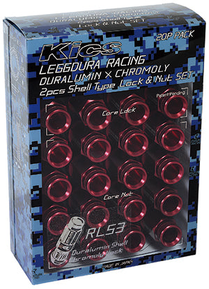 KYO-EI LEGGDURA RACING SHELL TYPE LOCK & NUT SET M12 X P1.25 (RL53) RL53-13R