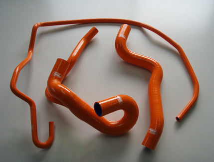 SAMCO SPORT COOLANT HOSE KIT RED FOR MAZDA MS - AXELA BK3P 40TCS388-C-RED