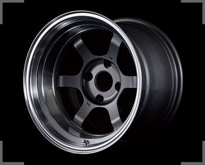 RAYS VOLK RACING TE37V 17x9.5J +-15 4/5x114.3 Gunmetalic/Rim DC x1