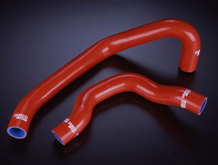 SAMCO SPORT COOLANT HOSE KIT RED FOR NISSAN 180SX SILVIA RS13 S13 40TCS85-C-RED