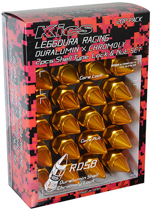 KYO-EI LEGGDURA RACING SHELL TYPE LOCK & NUT SET M12 X P1.25 (RD58) RD58-13R