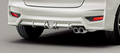 MUGEN Rear Under Spoiler Premium White Pearl II  For FIT JAZZ GK3 GK4 GK5 GK6 GP5 GP6 84111-XMKB-K1S0-PX