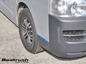 LAILE BEATRUSH DOOR STEP PLATE RED For TOYOTA HIACE VAN TRH200V S101800SPR