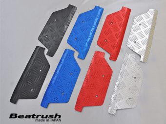 LAILE BEATRUSH DOOR STEP PLATE BLACK For TOYOTA HIACE VAN TRH200V S101800SPK
