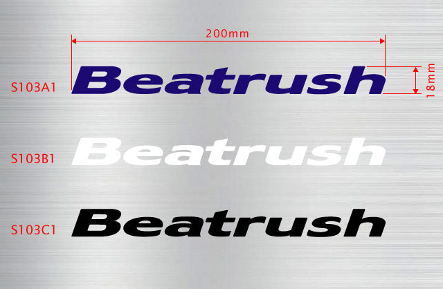 LAILE BEATRUSH BEATRUSH TYPE-A STICKER BLACK S103C1