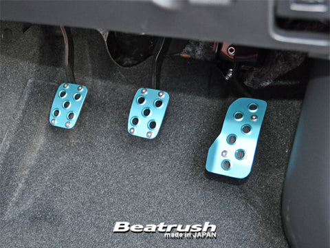 LAILE BEATRUSH FOOT PEDAL SET SILVER For TOYOTA GR YARIS GXPA16 YARIS MXPA10 S41018PS-AS