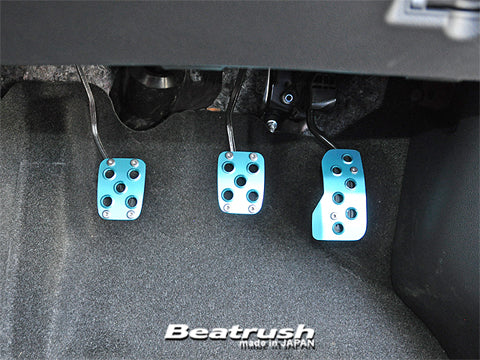 LAILE BEATRUSH FOOT PEDAL SET SILVER For TOYOTA GR YARIS GXPA16 YARIS MXPA10 S41018PS-AS