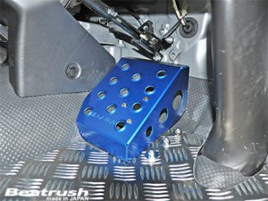 LAILE BEATRUSH DRIVER'S FOOTREST SILVER For TOYOTA HIACE VAN TRH200V S41800DRS