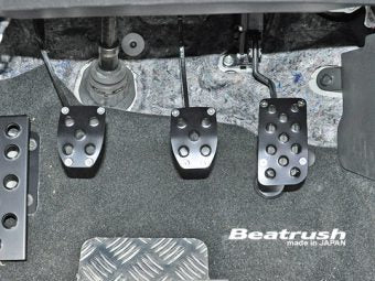 LAILE BEATRUSH FOOT PEDAL SET BLACK For TOYOTA 86 ZN6 SUBARU BRZ