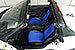 AUTOWEAR SEAT COVER BLACK YELLOW FOR HONDA S660 JW5 1921-BKYL
