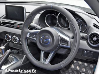 LAILE BEATRUSH SPORTS STEERING WHEEL CENTER MARK BLUE For ROADSTER RF NDERC S75086SS1