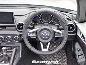LAILE BEATRUSH SPORTS STEERING WHEEL CENTER MARK YELLOW For ROADSTER RF NDERC S75086SS2
