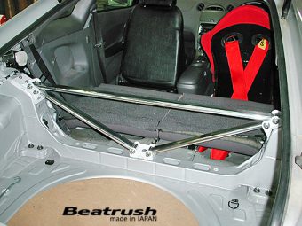 LAILE BEATRUSH REAR STRUT BRACE For TOYOTA CELICA ZZT231 S81214-RTA - Black Hawk Japan