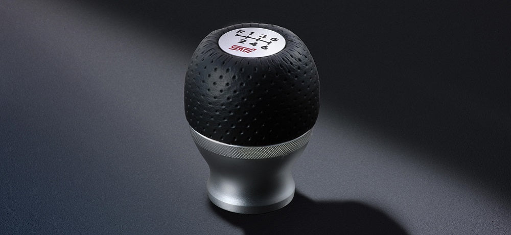 STI SHIFT KNOB LEATHER 6MT For SUBARU BRZ ZD8 SG117CC100 - Black Hawk Japan