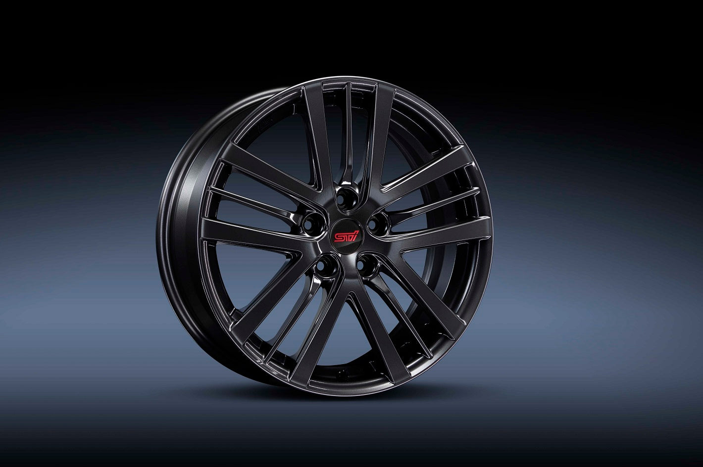 STI WHEEL 18INCH BLACK 18X7J +55 17X7J +55 5X114.3 FOR SUBARU CROSSTREK GU SG217FN020