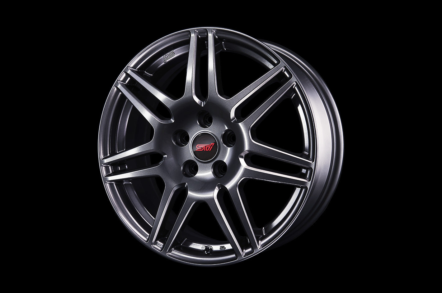 STI WHEEL BLACK 18×7.0J 48 114.3x5 FOR SUBARU FORESTER SK SG217SJ020