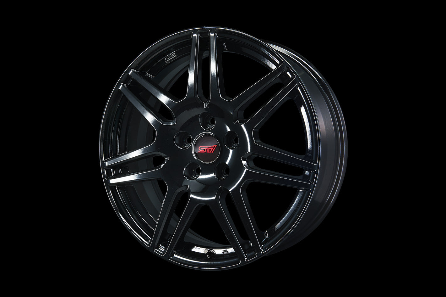 STI WHEEL BLACK 17×7.0J 48 114.3x5 FOR SUBARU FORESTER SK SG217SJ120