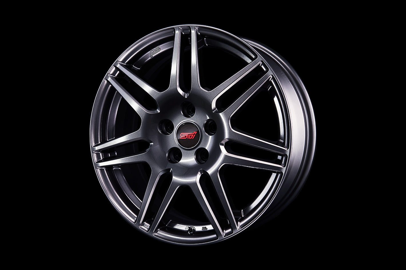 STI WHEEL BLACK 17×7.0J 48 114.3x5 FOR SUBARU FORESTER SK SG217SJ120
