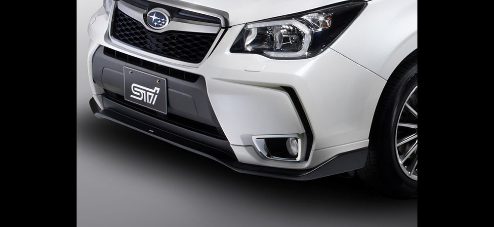 STI FRONT UNDER SPOILER (Crystal White Pearl) For FORESTER (SJ) SG517SG100W6