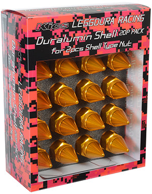 KYO-EI PARTS PACKAGE LEGGDURA RACING SHELL TYPE LOCK & NUT SET M12 X P1.25 (RD58) SLDNR2
