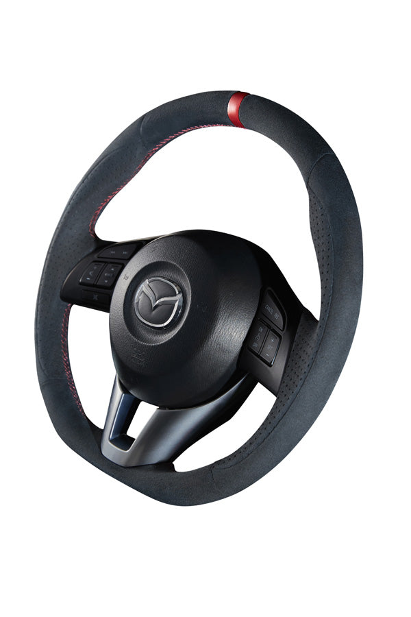 DAMD STEERING WHEEL  For MAZDA AXELA BM/BY 13.11~16.6 SS360-M Ultra suede
