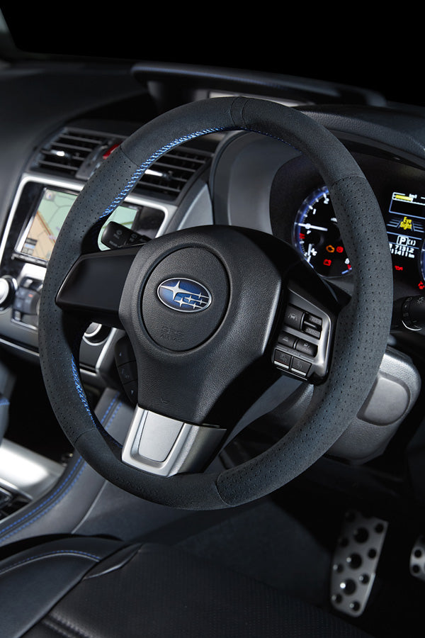 DAMD STEERING WHEEL  For SUBARU WRX S4 / STI VAB VAG (A~) 14/8~ SS360-RS Blue Stitch