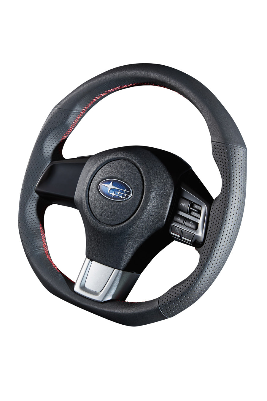 DAMD STEERING WHEEL  For SUBARU WRX S4 / STI VAB VAG (A~) 14/8~ SS360-RX Red Stitch