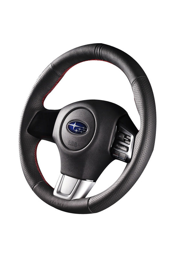 DAMD STEERING WHEEL  For SUBARU WRX S4 / STI VAB VAG (A~) 14/8~ SS360-RS Red Stitch