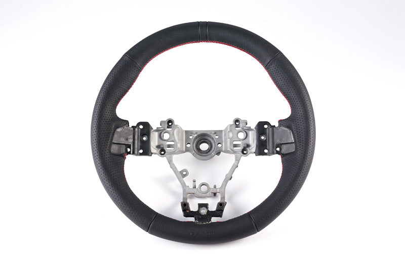 DAMD STEERING WHEEL  For SUBARU WRX S4 / STI VAB VAG (A~) 14/8~ SS360-RS Red Stitch