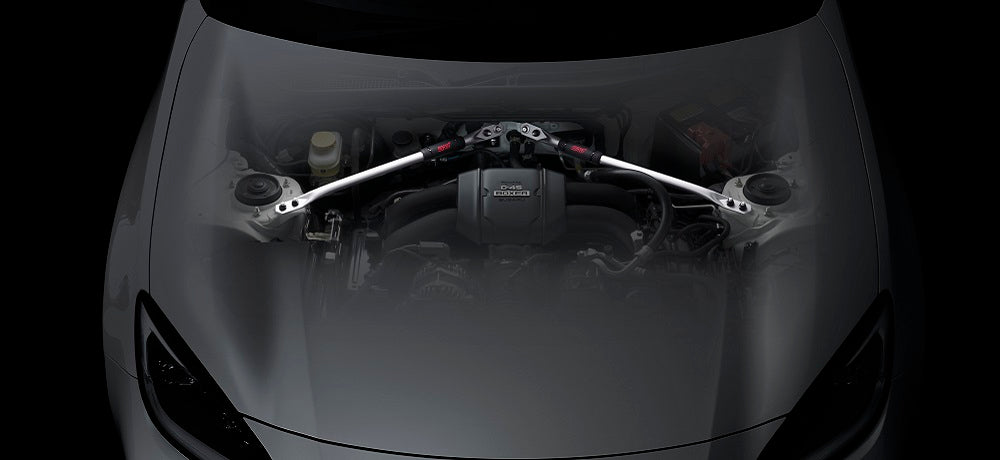 STI FLEXIBLE V BAR For SUBARU BRZ ZD8 ST20502Z2000 - Black Hawk Japan