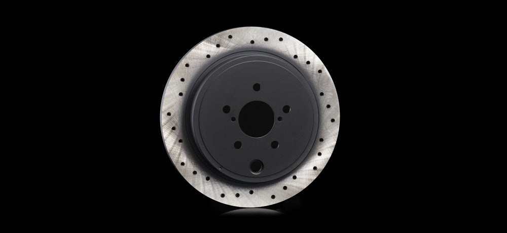 STI DRILLED DISC R For SUBARU BRZ (ZC) ST26700ST000 - Black Hawk Japan