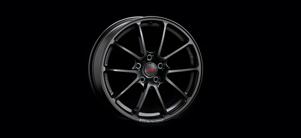 STI STI PERFORMANCE WHEEL 18x8.5 55 5x114.3 D BLACK (x1) For SUBARU WRX STI (VA) ST28100VV420