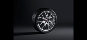 STI WHEEL SET 19 BBS DARK SILVER 19x8.5J+53 FOR WRX S4(VB) ST28100ZR570