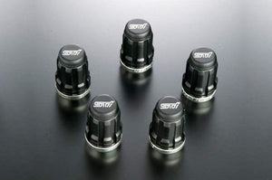 STI WHEEL NUT SET BLACK FOR SUBARU FORESTER SK ST28170ST020